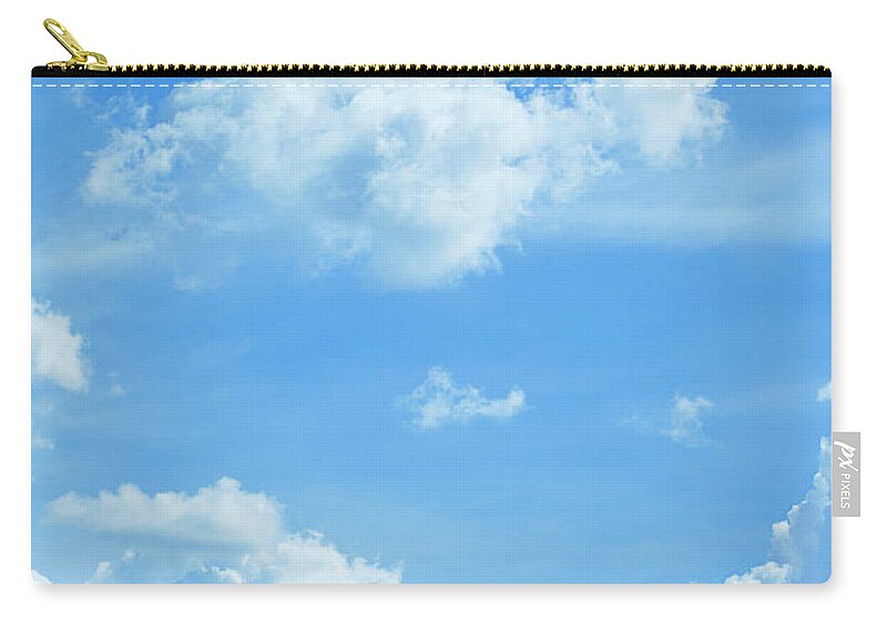 Scenics Zip Pouch featuring the photograph Cloudscape by Cactusoup