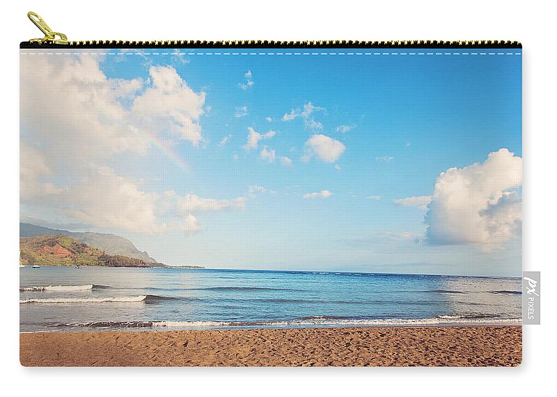 Beach Zip Pouch featuring the photograph Cloudscape - Kauai Hawaii Photography by Melanie Alexandra Price