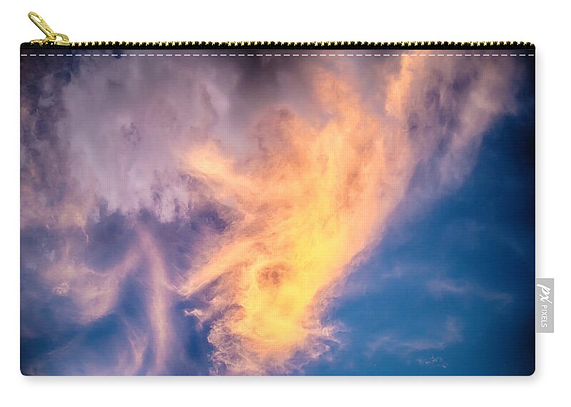 Sky Zip Pouch featuring the photograph Cloudscape Number 8055 by James BO Insogna