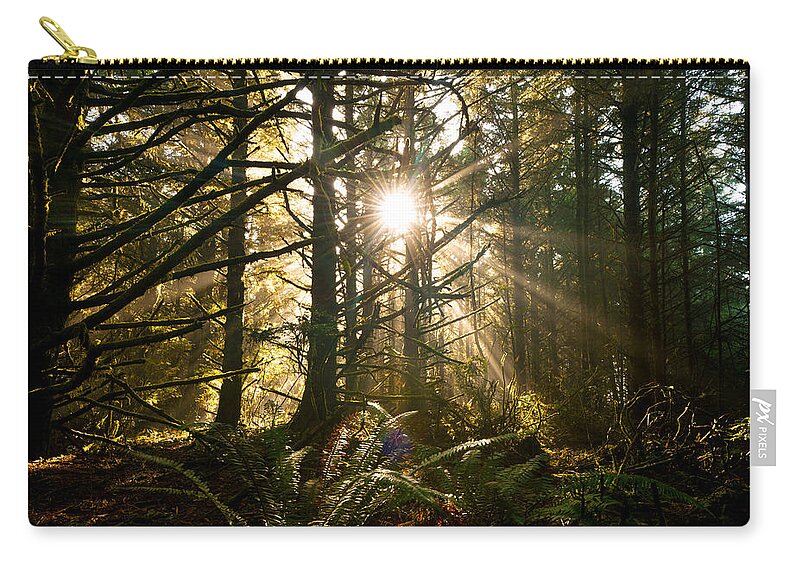 Oregon Carry-all Pouch featuring the photograph Coastal Forest by Andrew Kumler