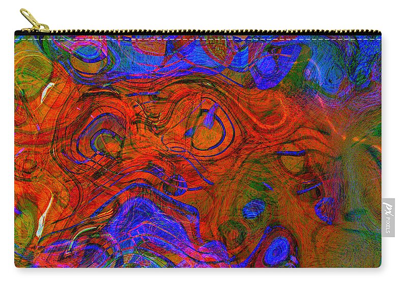 Abstract Zip Pouch featuring the photograph Color Me Beautiful Please by Julie Lueders 
