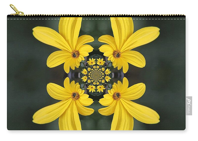 Flower Zip Pouch featuring the photograph Color of Springtime by Davandra Cribbie