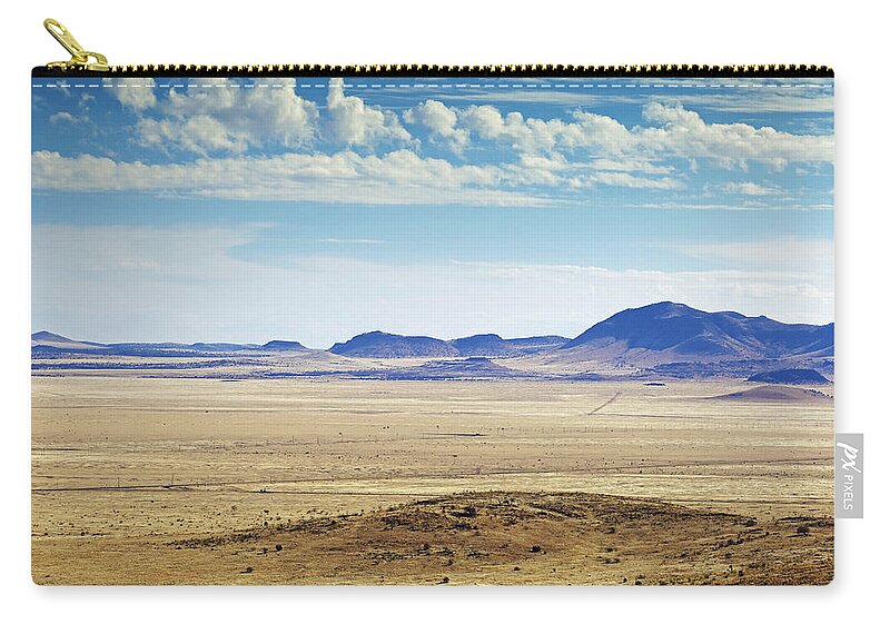 Canvas Prints Zip Pouch featuring the photograph Color View of West Texas by Phill Doherty