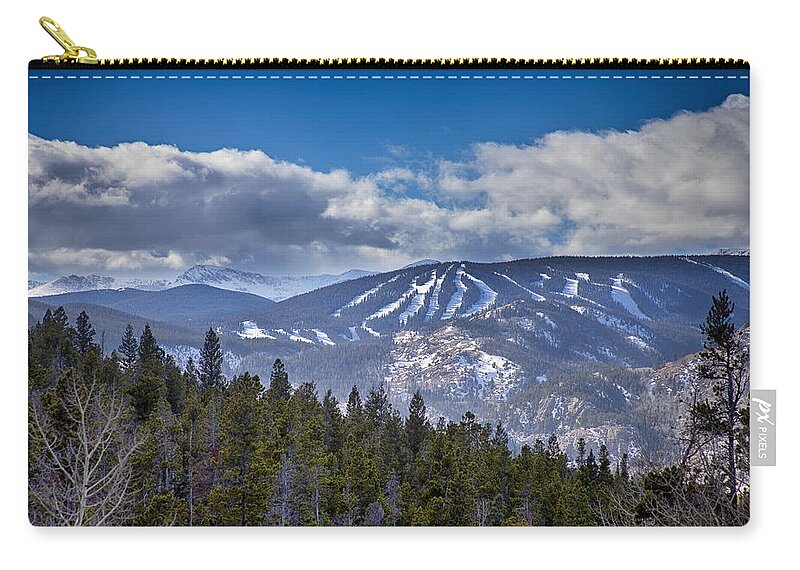 Ski Carry-all Pouch featuring the photograph Colorado Ski Slopes by James BO Insogna