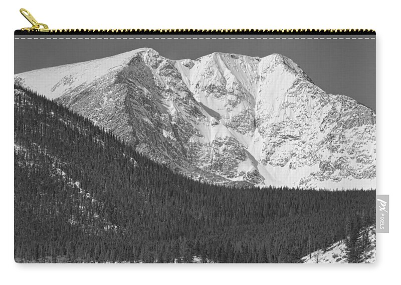 Rocky Mountains Zip Pouch featuring the photograph Colorado Ypsilon Mountain Rocky Mountain National Park by James BO Insogna