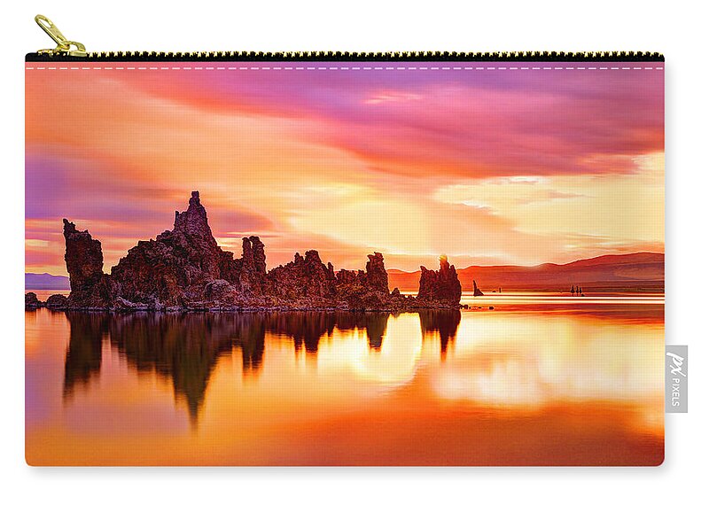 Mono Lake Zip Pouch featuring the photograph Colors by Midori Chan