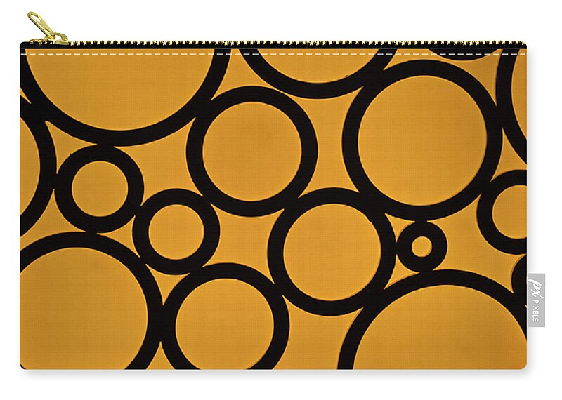 Abstract Zip Pouch featuring the photograph Come Full Circle by Christi Kraft