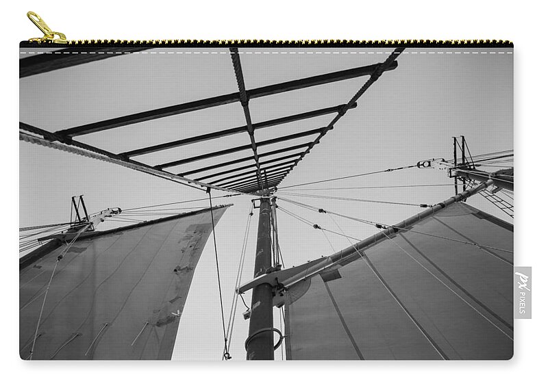 Bar Harbor Zip Pouch featuring the photograph Come Sail Away by Kristopher Schoenleber