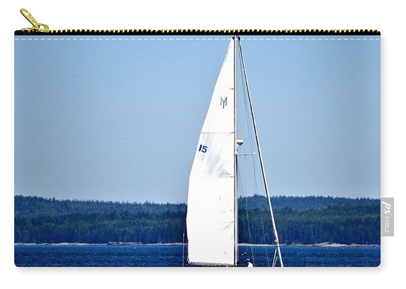 Sail Zip Pouch featuring the photograph Come Sail Away... by Tara Potts