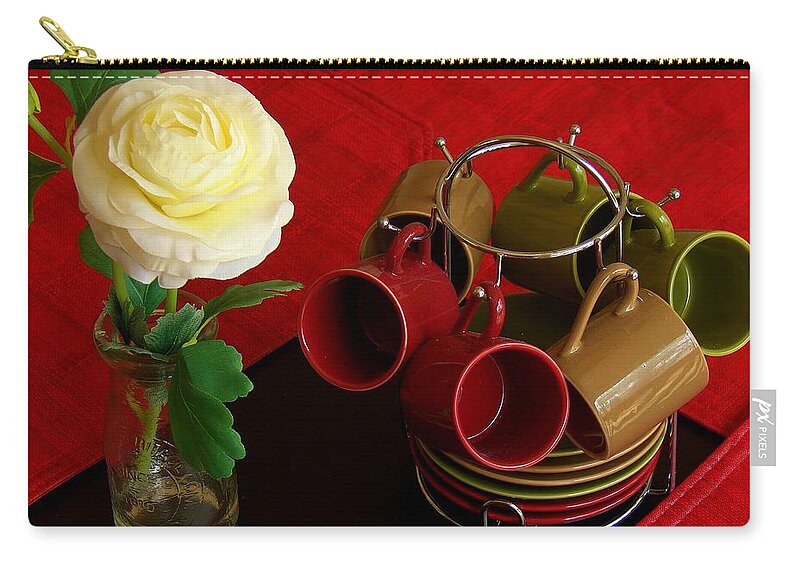 Still Life Zip Pouch featuring the photograph Comfort Zone by Rodney Lee Williams