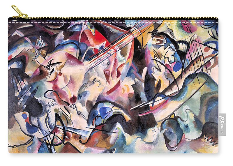 Hermitage Zip Pouch featuring the painting Composition VI by Wassily Kandinsky