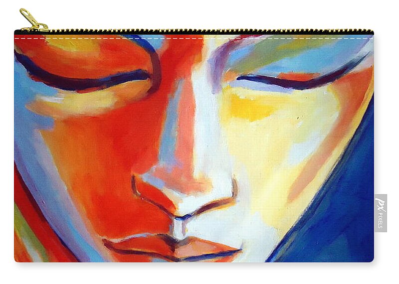 Art Zip Pouch featuring the painting Concealed desires by Helena Wierzbicki