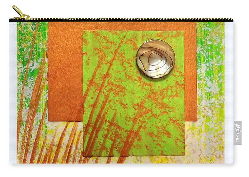 Copper Sunset Carry-all Pouch featuring the painting Copper Sunset by Darren Robinson