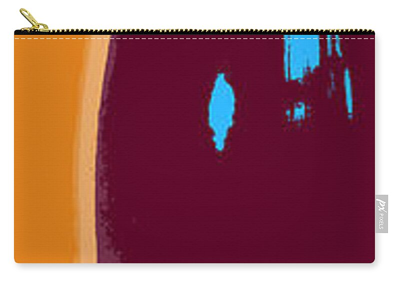 Beer Zip Pouch featuring the digital art Corgon by Jean luc Comperat