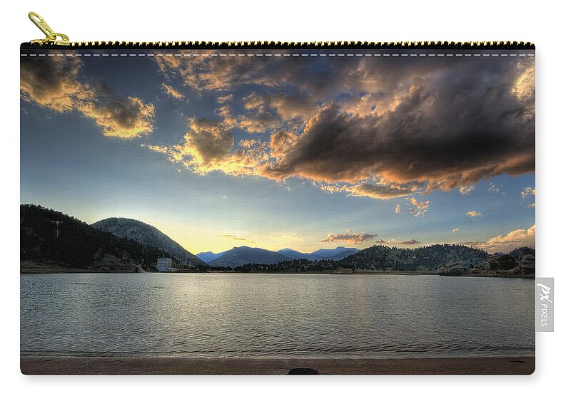 Sunset Zip Pouch featuring the photograph Cotton Candy by Scott Wood