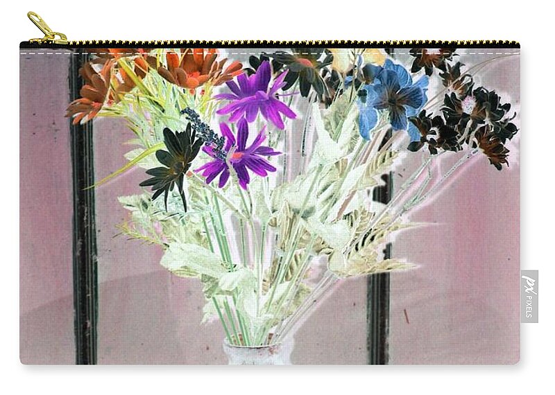Flower Zip Pouch featuring the photograph Country Comfort - PhotoPower 453 by Pamela Critchlow