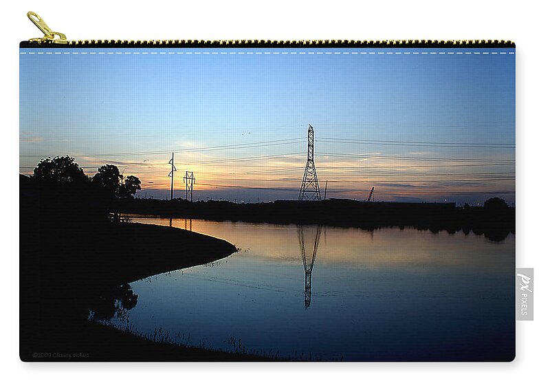 Dawn Zip Pouch featuring the photograph Crack of Dawn by Chauncy Holmes