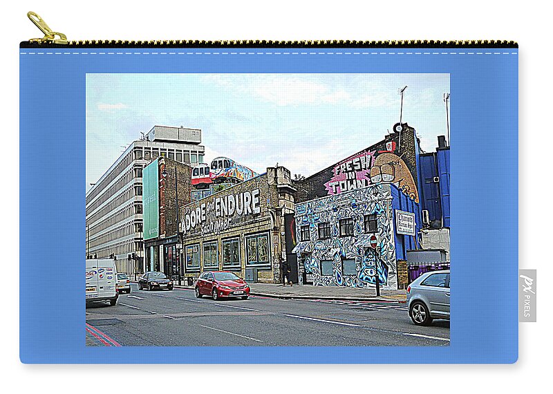 Artwork Zip Pouch featuring the photograph Crazy London by Gordon James