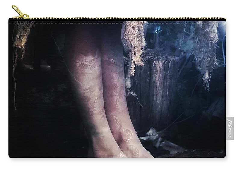 Legs Zip Pouch featuring the photograph Creature by Alexander Fedin