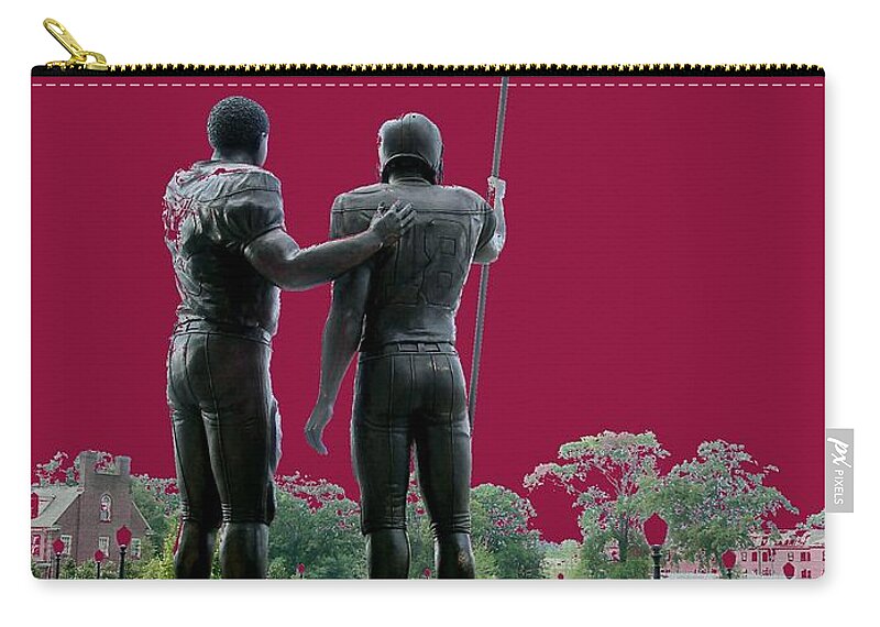 Gameday Carry-all Pouch featuring the photograph Crimson Walk of Champions by Kenny Glover