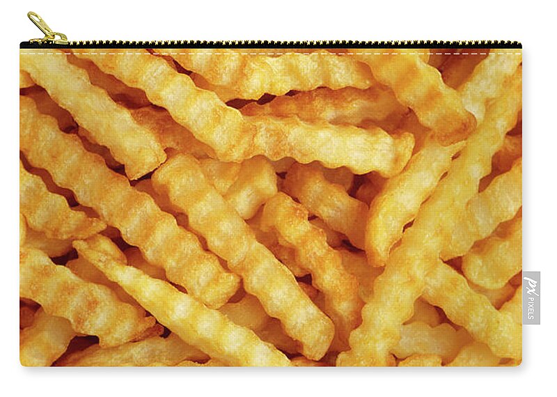 Crinkle Cut French Fries (full Frame) Zip Pouch