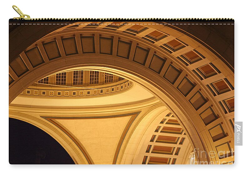 Boston Zip Pouch featuring the photograph Curves by Jayne Carney