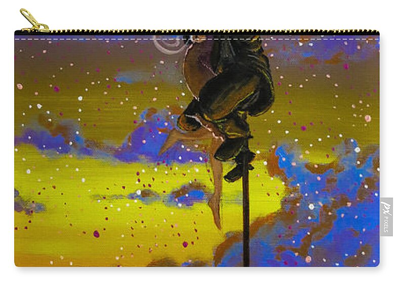 Dance Zip Pouch featuring the painting Dance Enchanted by Joel Tesch