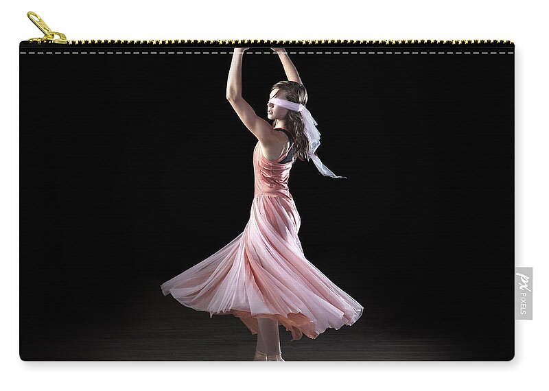 Dancing Zip Pouch featuring the photograph Dancing With Closed Eyes by Cindy Singleton