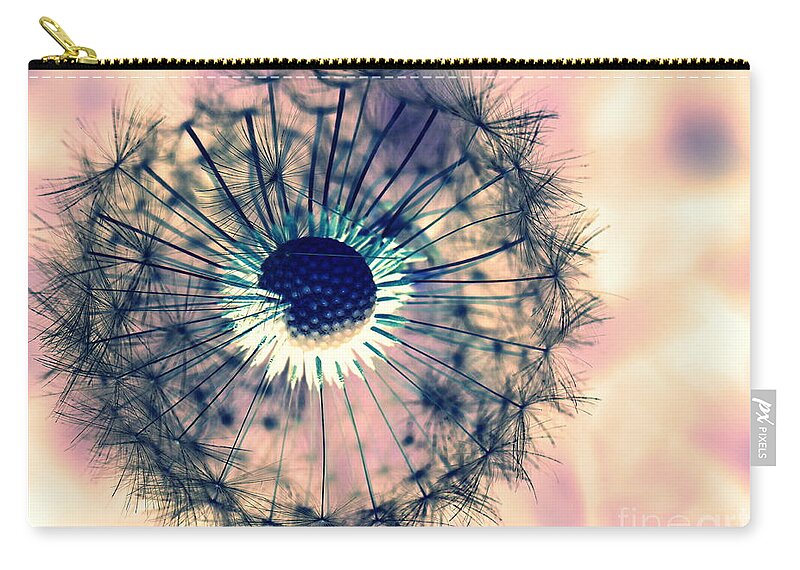 Dandelions Carry-all Pouch featuring the photograph Dandelion 5 by Amanda Mohler