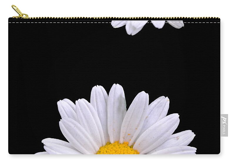 Flower Zip Pouch featuring the digital art Dasiy by Nathan Wright