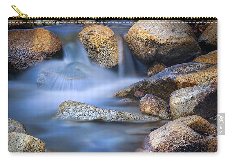 Creek Zip Pouch featuring the photograph Davis Creek II by Dianne Phelps