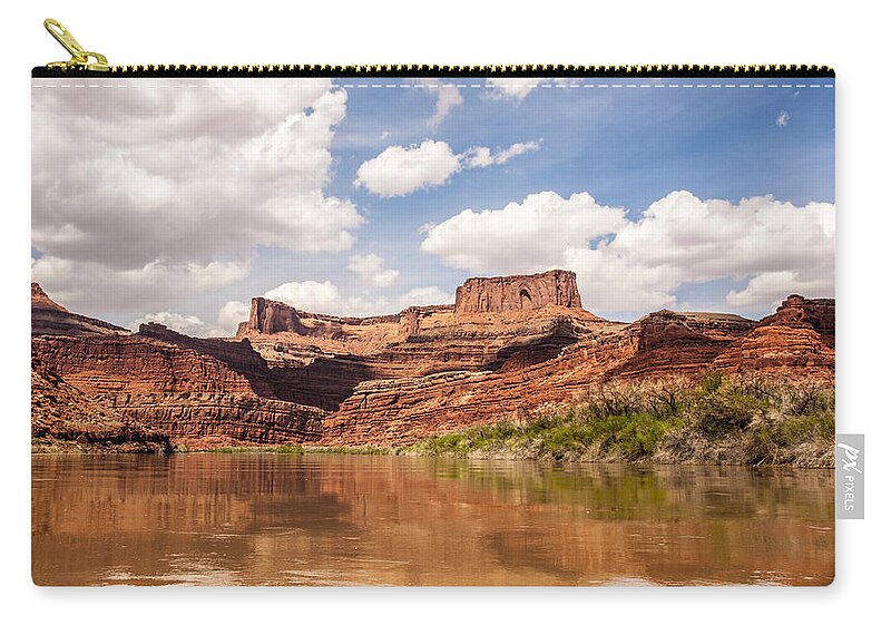 Dead Horse Point Zip Pouch featuring the photograph Dead Horse Point by Daniel Hebard