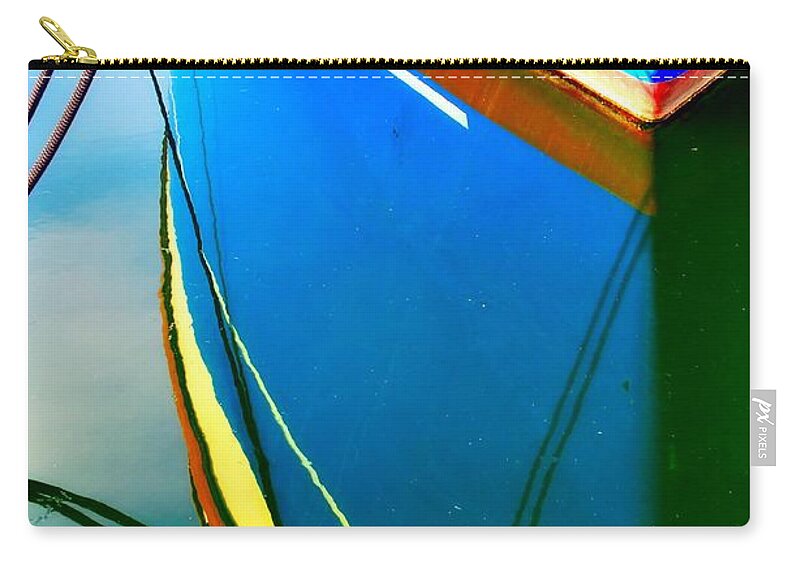 Abstract Zip Pouch featuring the photograph Deep Vee Dream by Lauren Leigh Hunter Fine Art Photography