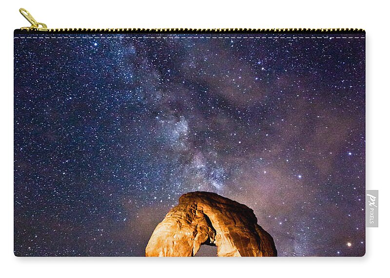 Arches Carry-all Pouch featuring the photograph Delicate Light by Darren White