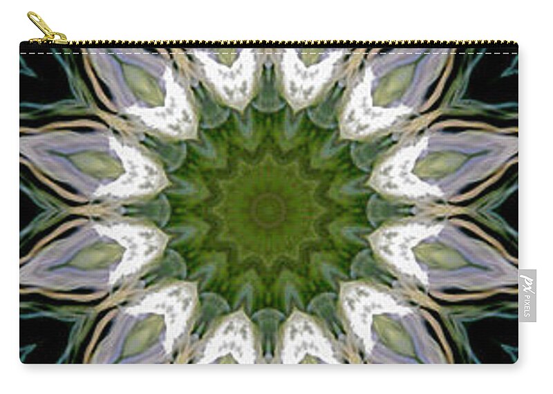 Mandala Zip Pouch featuring the photograph Delight 12 by Lisa Lipsett