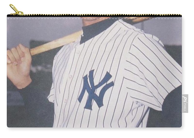 Derek Jeter New York Yankees Zip Pouch by Donna Wilson - Pixels