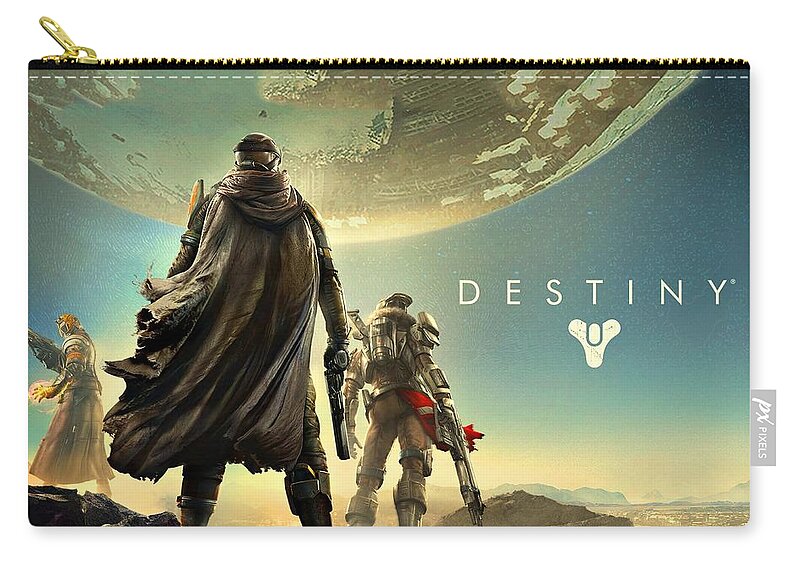 Destiny Zip Pouch featuring the digital art Destiny 1 by Movie Poster Prints