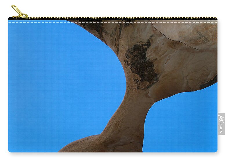 Grand Staircase-escalante Nm Zip Pouch featuring the photograph Devil's Garden-Metate Arch 006 by JustJeffAz Photography