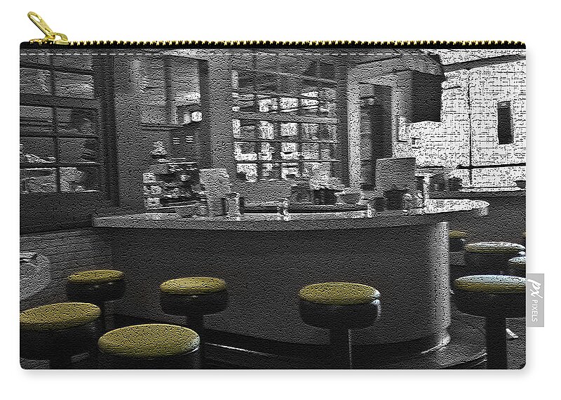 Food Zip Pouch featuring the photograph Diner by Deborah Klubertanz