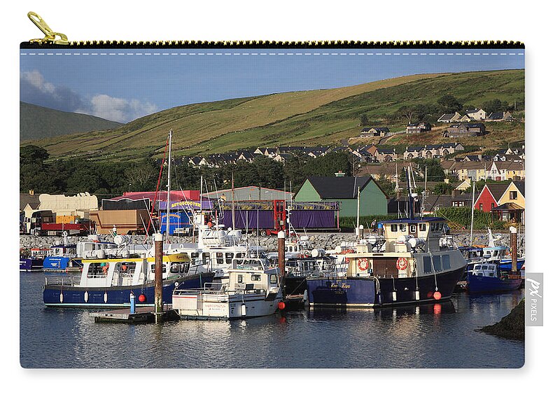 Dingle Zip Pouch featuring the photograph Dingle Harbour County Kerry Ireland by Aidan Moran