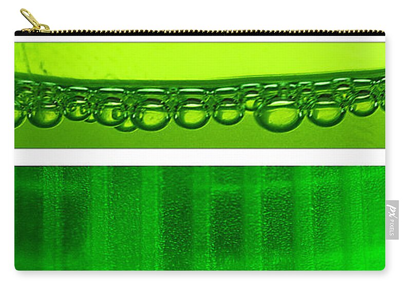 Abstract Zip Pouch featuring the photograph Do the Dew by Brian Duram