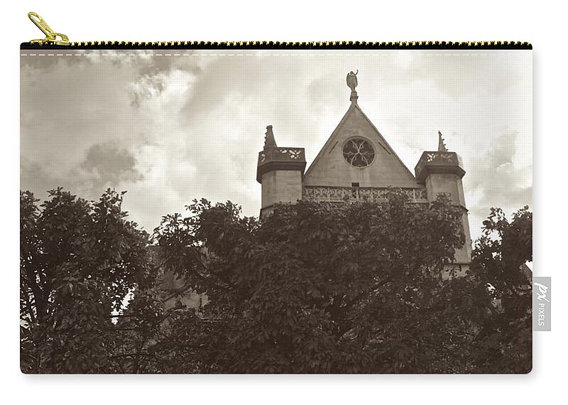 Monkeys Zip Pouch featuring the photograph Dogma by Donato Iannuzzi