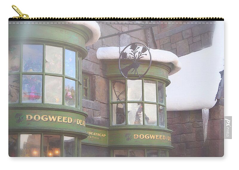 Hogwarts Zip Pouch featuring the photograph Dogweed Dream by Shelley Overton