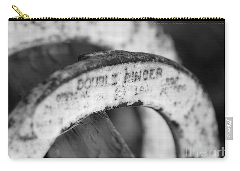 Double Ringer Zip Pouch featuring the photograph Double Ringer by Kerri Farley