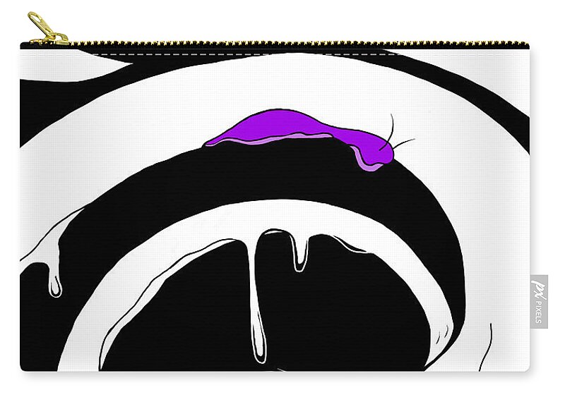 Caterpillar Carry-all Pouch featuring the digital art Drained by Craig Tilley