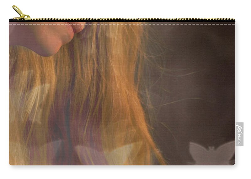 Festblues Zip Pouch featuring the photograph Dreaming... by Nina Stavlund