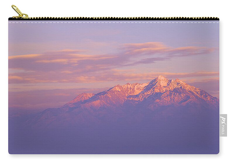 Mountain Zip Pouch featuring the photograph Dreams by Chad Dutson