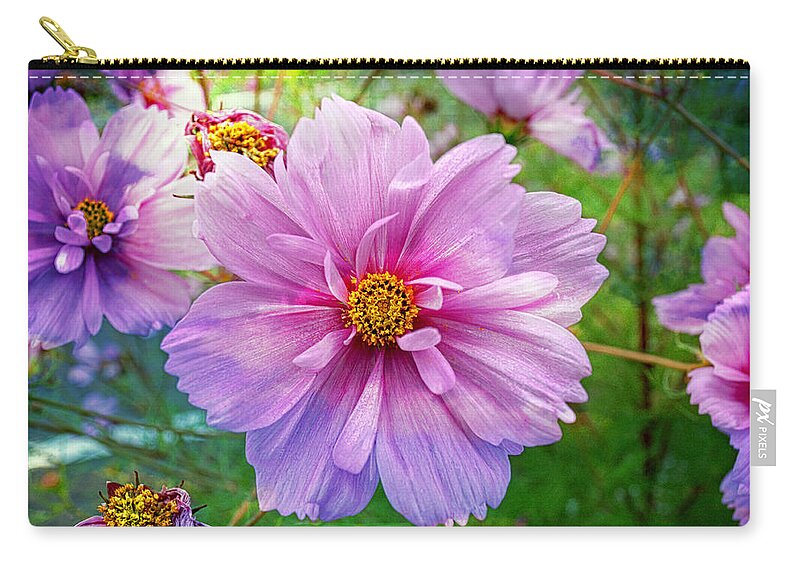 Dreamy Floral Zip Pouch featuring the photograph Dreamy Floral by Tikvah's Hope