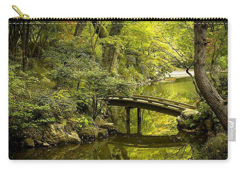 Japan Carry-all Pouch featuring the photograph Dreamy Japanese Garden by Sebastian Musial