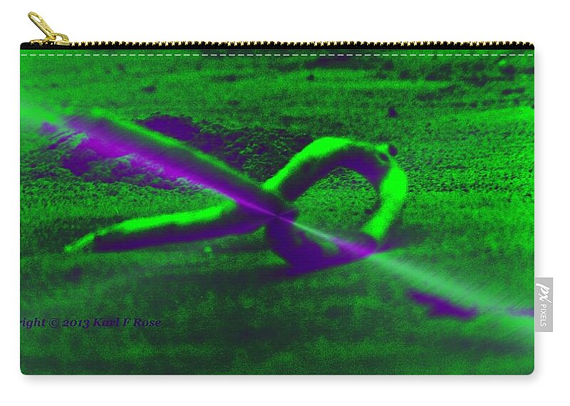 Abstract Zip Pouch featuring the photograph Driftwood by Karl Rose